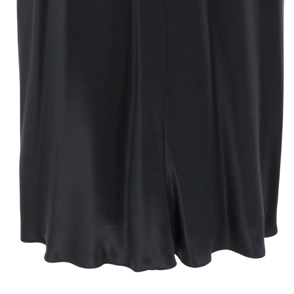 Rimini by Shaw Silk Midi Slip Dress Cowl Neck Black Size 8 - Picture 7 of 10
